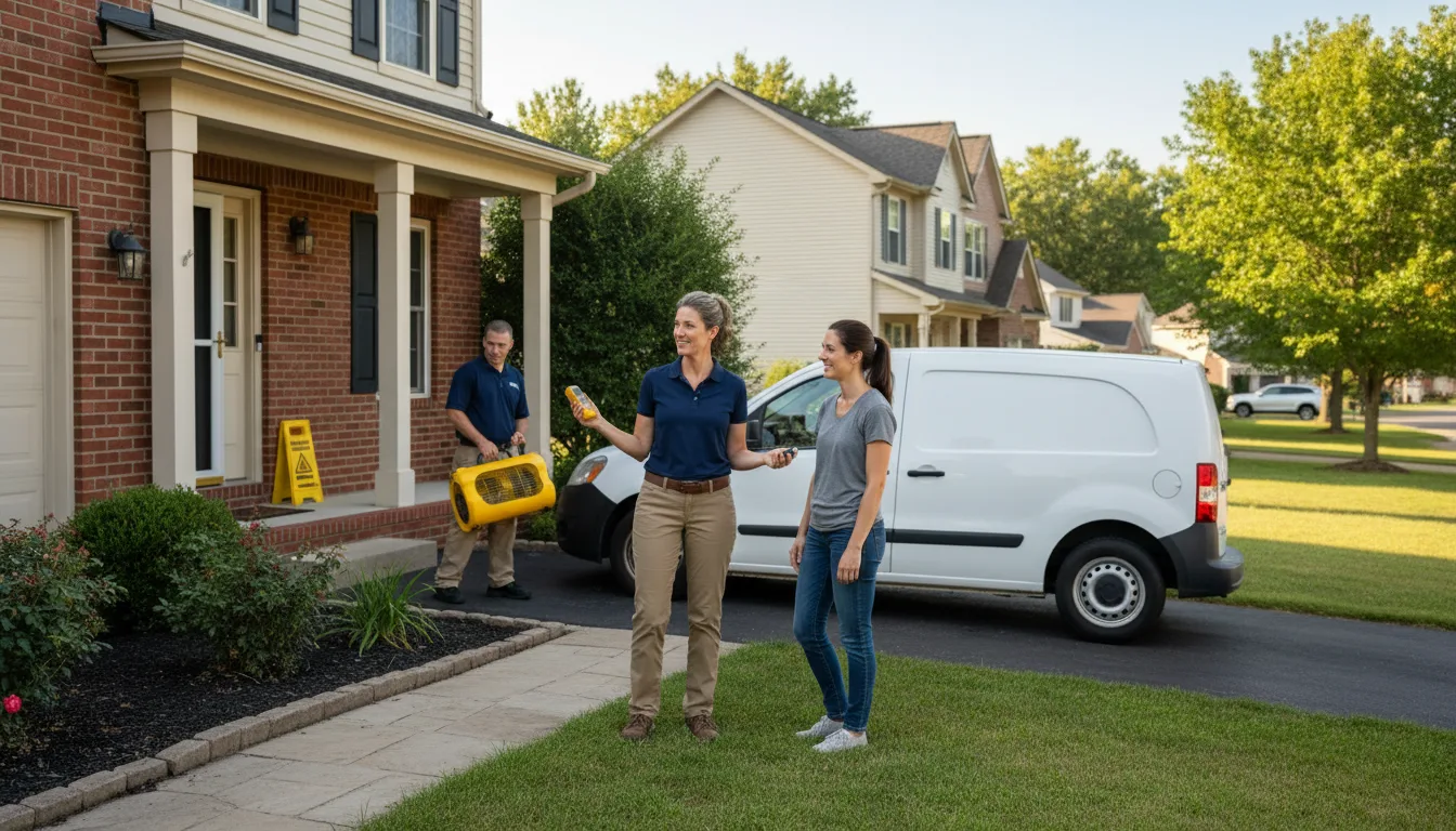 Water restoration image for Water Damage & Restoration Services in Hadley, MA